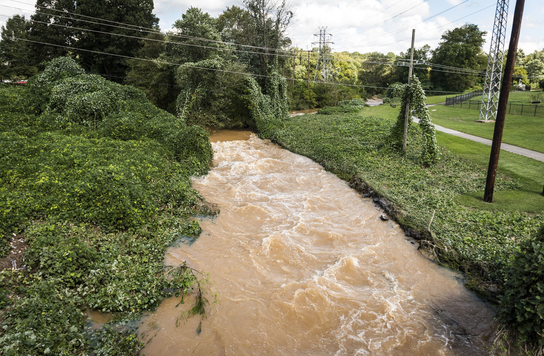 Flooding of Salem Creek